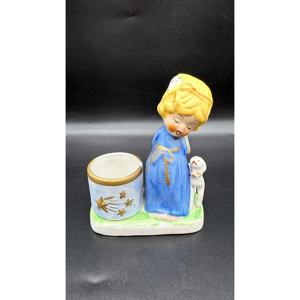 Vintage 1978 Jasco Christmas Luvkins Angel Bisque